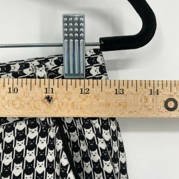 Betabrand Dress Pant Yoga Pants Size XS Straight Leg Catstooth Print Stretch - Picture 9 of 11